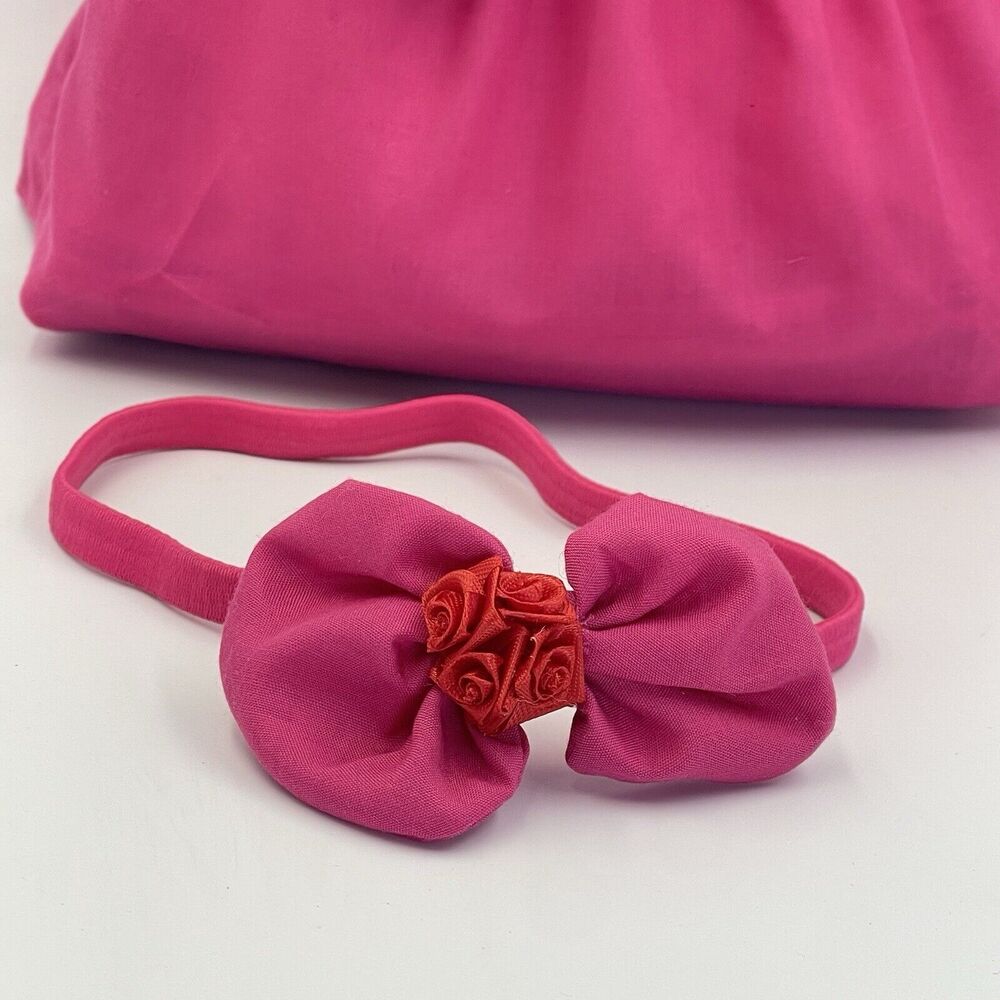Girls Accessories Pink Purse Bag & Headband Set With Bow - Picture 11 of 15